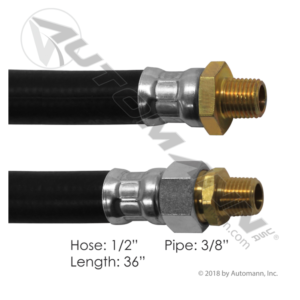 AIR HOSE ASSY 1/2IDX3/8NPTX36IN