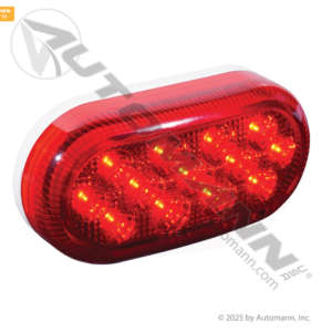 MARKER LIGHT LED 2in X 4in OVAL RED