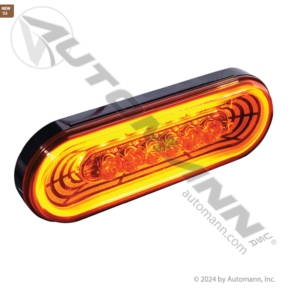 P/T LIGHT LED 6IN OVAL AMBER MULTI-HALO