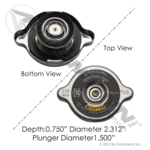 COOLANT RESERVOIR CAP 15LB