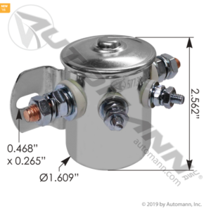 STARTER SOLENOID 4 TERMINAL 85A 12V