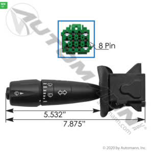 TURN SIGNAL BLACK HANDLE KENWORTH/PETERBILT