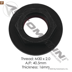 STUB SHAFT LOCK NUT SPL250 SERIES