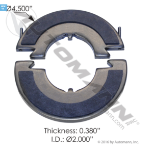 CLUTCH BRAKE 2 PIECE 2 in