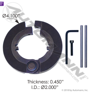 CLUTCH BRAKE HINGED 2IN OVERSIZE
