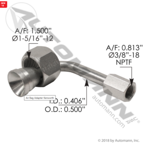 KENWORTH AIR BAG ADAPTER