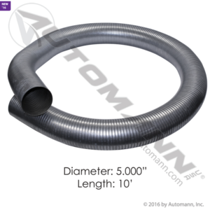 FLEX TUBING 5IN X 10FT GALVANIZED