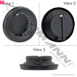 LIGHT GROMMET FOR 2.5IN DIA MARKER LIGHTS CLOSED BACK