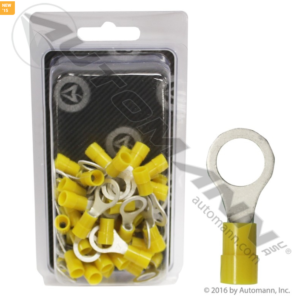 RING 3/8IN 12-10GA NYLON 50PCS