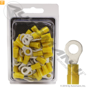RING 1/4IN 12-10GA NYLON 50PCS