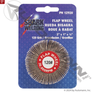 SHARK 2IN X 1IN GRIND FLAP WHEEL A/O 120 GRIT