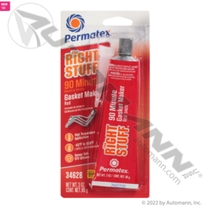 PERMATEX RIGHT STUFF 90 MINUTE RED GASKET MAKER 3OZ